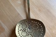 Vintage brass decorative large spoon