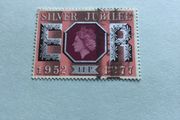 1977 British stamp- Silver Jubliee