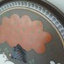 Vintage KMK Kupfermuhle Ceramic Wall Plate - Mid-Century West German Art Pottery - Bird & Tree Folk Art Decor Image 6