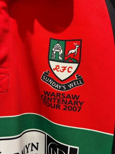 Sunday Wells (Cork) Rugby jersey