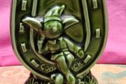 Vintage ,good Luck From Ireland Vase