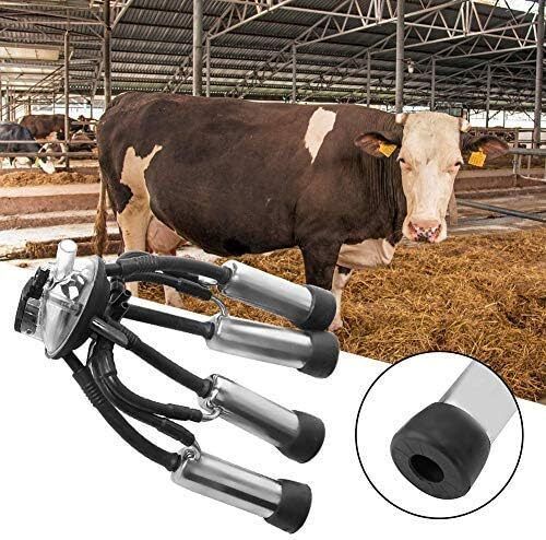 Milking Cluster, Milking Vacuum Pump Milk Cup Service Life 240CC Stainless Steel and Rubber