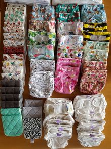 Birth to Potty reusable nappies