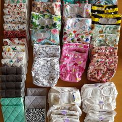 Birth to Potty reusable nappies