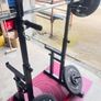 Gym equipment (squat rack/ bench / barbell + weights) Image 7