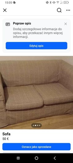2 seats sofa