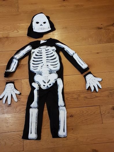 Skeleton CostumeAge 3-4