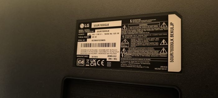 Tv Lg 50'