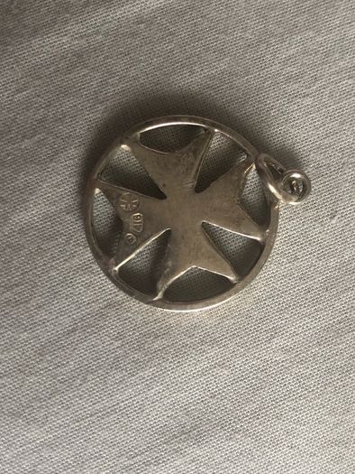 4 silver pendents