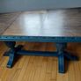 Antique Double Pedestal Dining Table Extendable-  Professionally Refinished Image 4