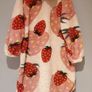 Women's Cozy Strawberry Print - Padded Thermal Robe & Nightgown with Hood - New Image 2