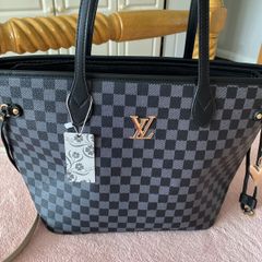 Large tote bags Black and grey
