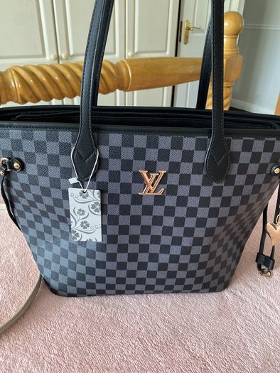 Large tote bags Black and grey