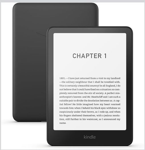 Amazon Kindle Paperwhite (newest gen) | 7" glare-free display and weeks of battery life | 16 GB | Without Ads | Black