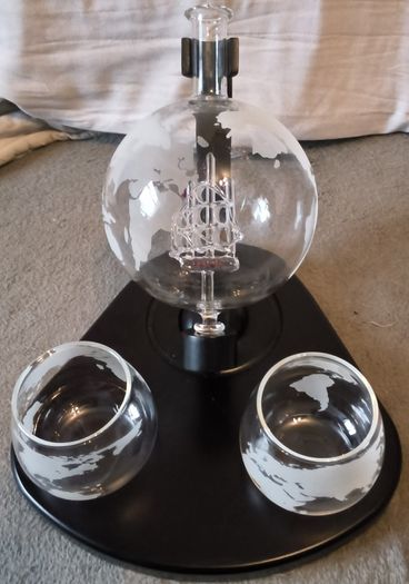 decanter and glasses
