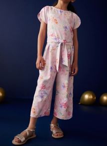 Girls Next Pink Floral Jumpsuit Age 6 Original price 25