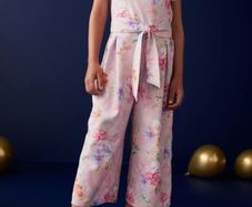 Girls Next Pink Floral Jumpsuit Age 6 Original price 25