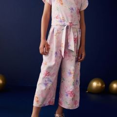 Girls Next Pink Floral Jumpsuit Age 6 Original price 25