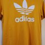 Adidas Originals Trefoil Tee Shirt Size Small Hk5229 Collegiate Gold Image 8