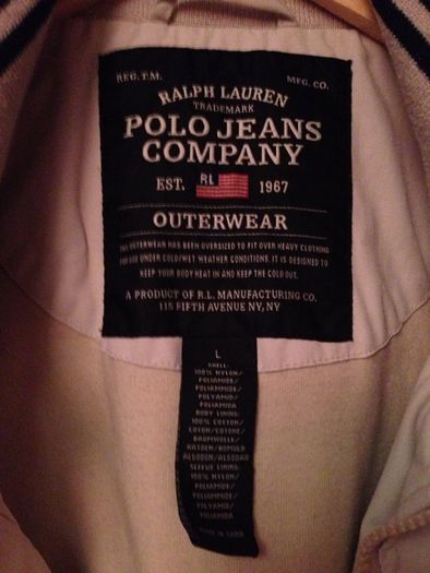 Ralph Lauren Polo Jeans Jacket size large