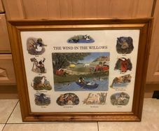 Wind in the willows framed picture