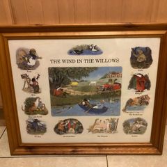 Wind in the willows framed picture