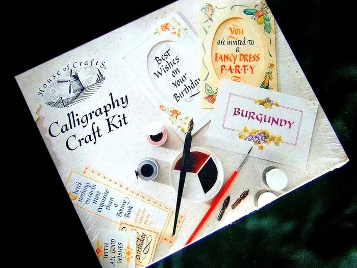 Brand New Sealed House of Crafts Calligraphy Kit