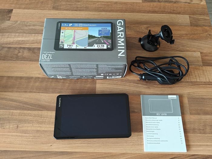 Garmin LGV700 HGV sat nav - Eircodes - Europe map 2026 .