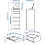 6 Drawer chest in pristine condition with mirror Image 2