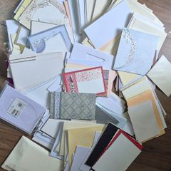 Job lot Envelopes and pre-scored cards
