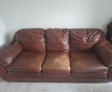 Leather couch