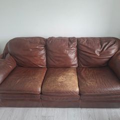 Leather couch