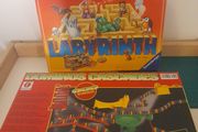 Board Game Bundle  Labyrinth + vintage Domino Cascades