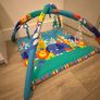 Padded Foldable Baby Gym with toys and attachment rings Image 2