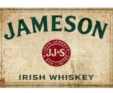 Jameson Whiskey : Metal Sign