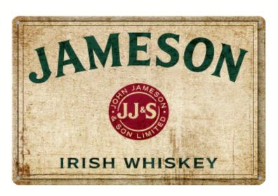 Jameson Whiskey : Metal Sign