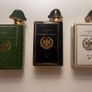 Limoges Castel Camus Cognac Napoleon bicentennial porcelain book flask Image 4