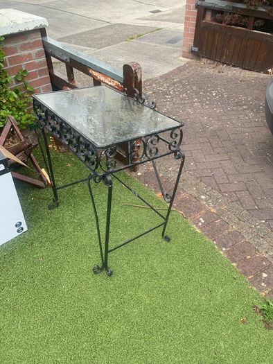 Cast iron table