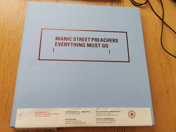 Manic Street Preachers Everything Must Go Box Set