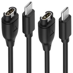 USB C Charger for Garmin Watch Charging Cable for Fenix 5 5S 5X Plus 6 6S 6X Pro 7 7S 7X,Forerunner 745 935 945 45 45S 245 Music,Instinct,Approach S10 S40 S60 S12,Vivoactive 3 4 4S Venu 2Pack