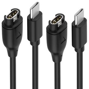 USB C Charger for Garmin Watch Charging Cable for Fenix 5 5S 5X Plus 6 6S 6X Pro 7 7S 7X,Forerunner 745 935 945 45 45S 245 Music,Instinct,Approach S10 S40 S60 S12,Vivoactive 3 4 4S Venu 2Pack