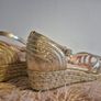 NEXT_Occasion Kids Wedge Sandals in Gold, size 3 Image 2