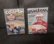 Masters of coarse angling and Masters of angling DVDs
