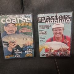 Masters of coarse angling and Masters of angling DVDs