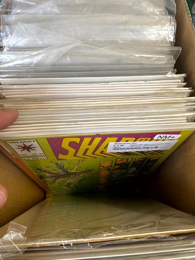 Valiant Long Comic Box w 270 comics for Sale