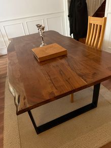 Wooden kitchen table