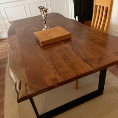 Wooden kitchen table
