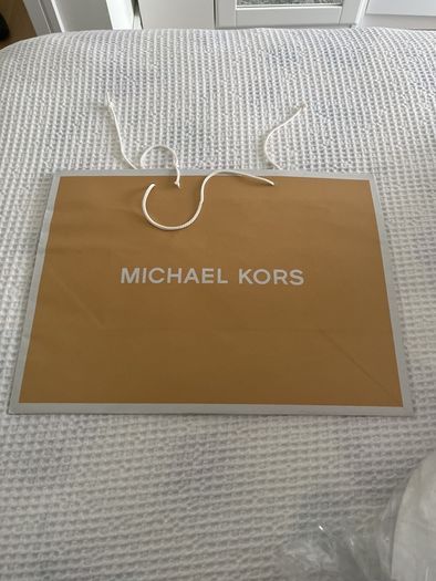 Unwanted gift original Michael Kors new Reed Large Leather Belted Satchel