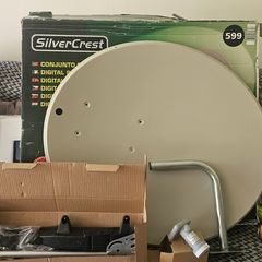 satellite dish 80cm with duble connector
