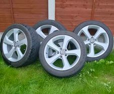 Genuine VW 17 Alloys + Bridgestone Potenza Tyres